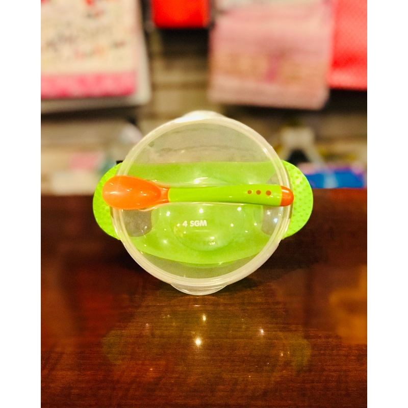 Bowl w/Suction & Heat Spoon 4sea-15011