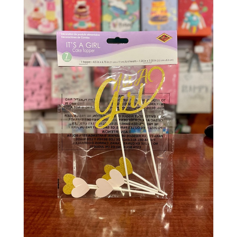 Cake Topper-It’s a Girl Bps53829