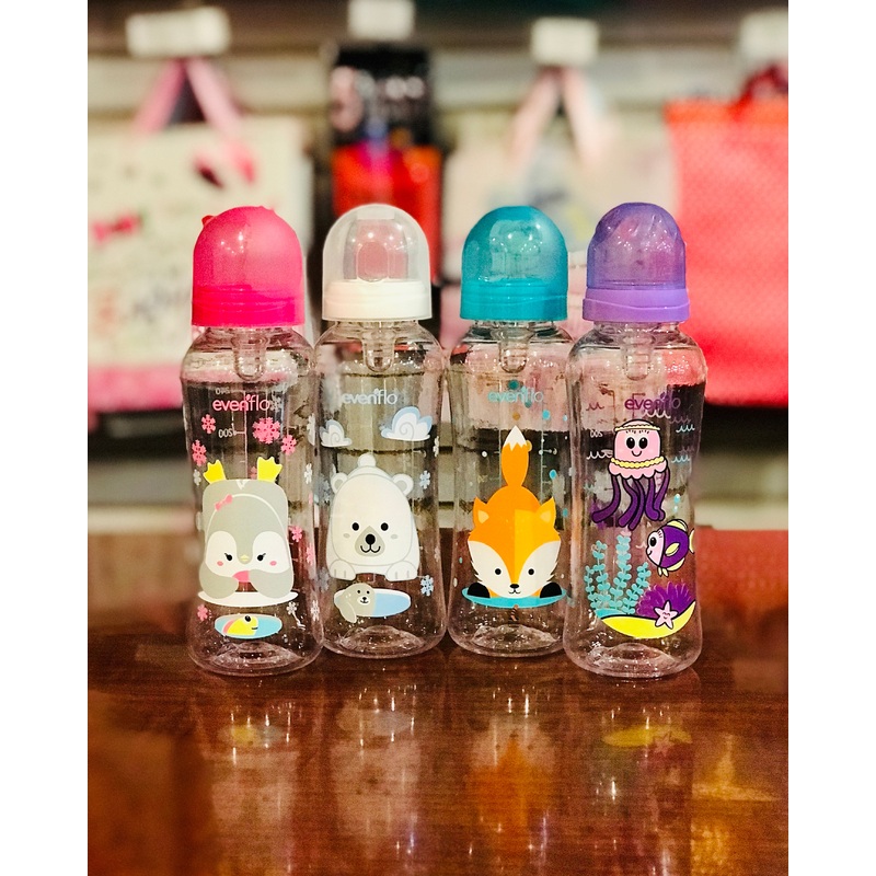 Nurser 8oz Zoo Friends-Evenflo E1301