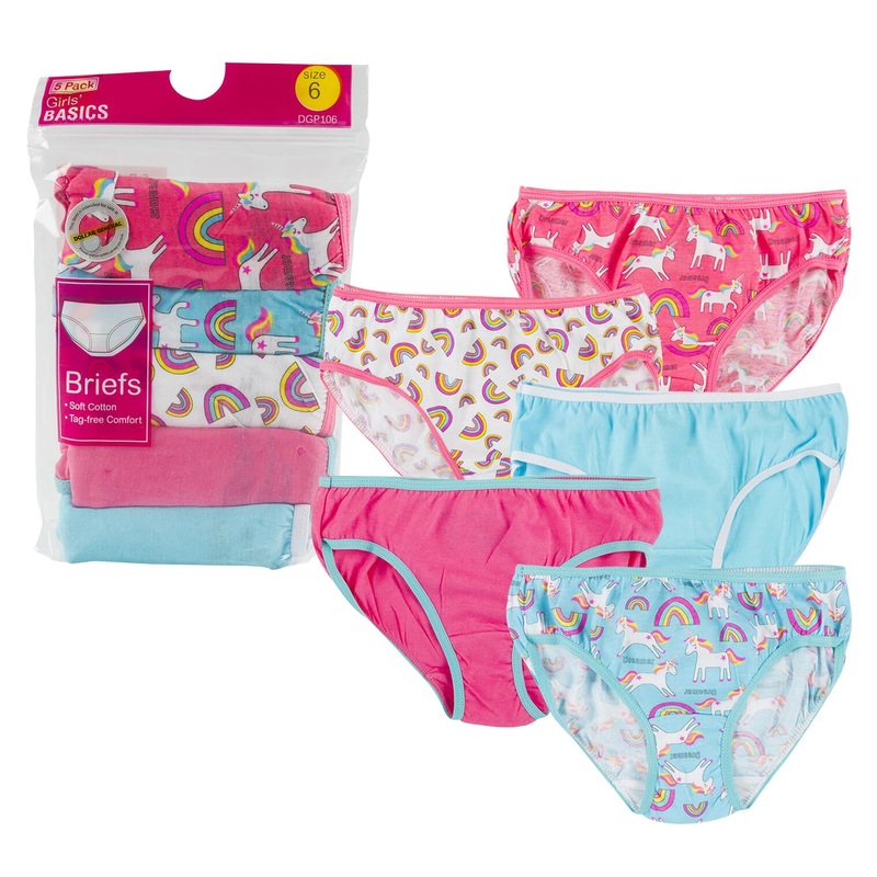 Panties 5pk size 6 Cotton 4sea-74630