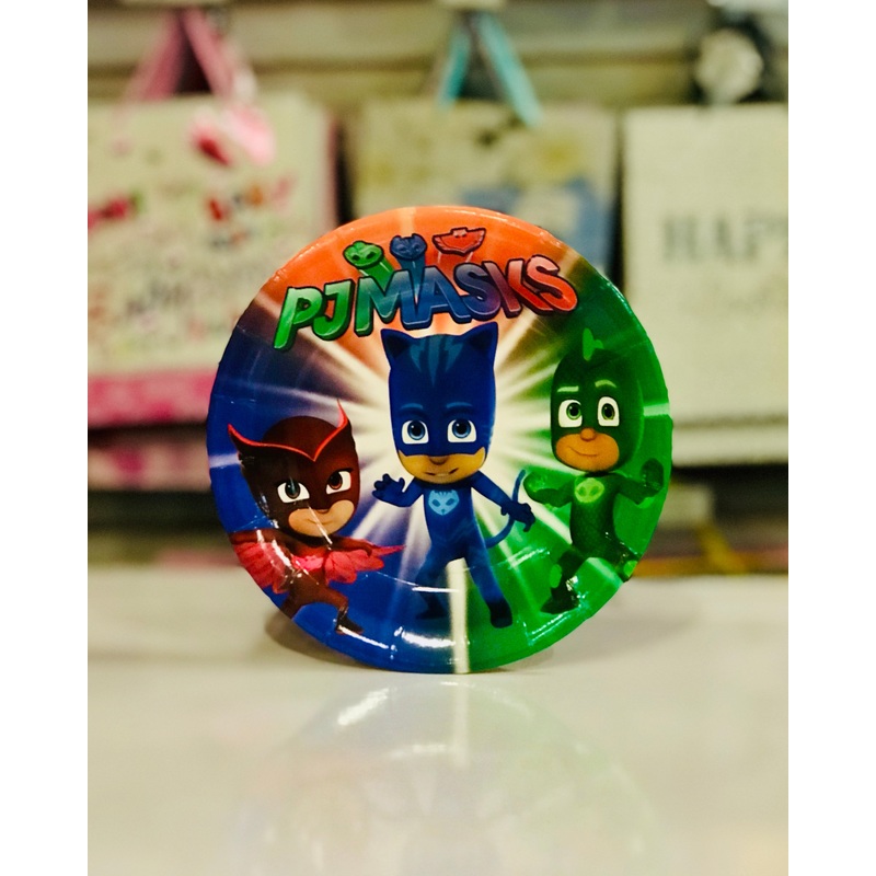Party Tea Plates 6pk PJ Mask ft946