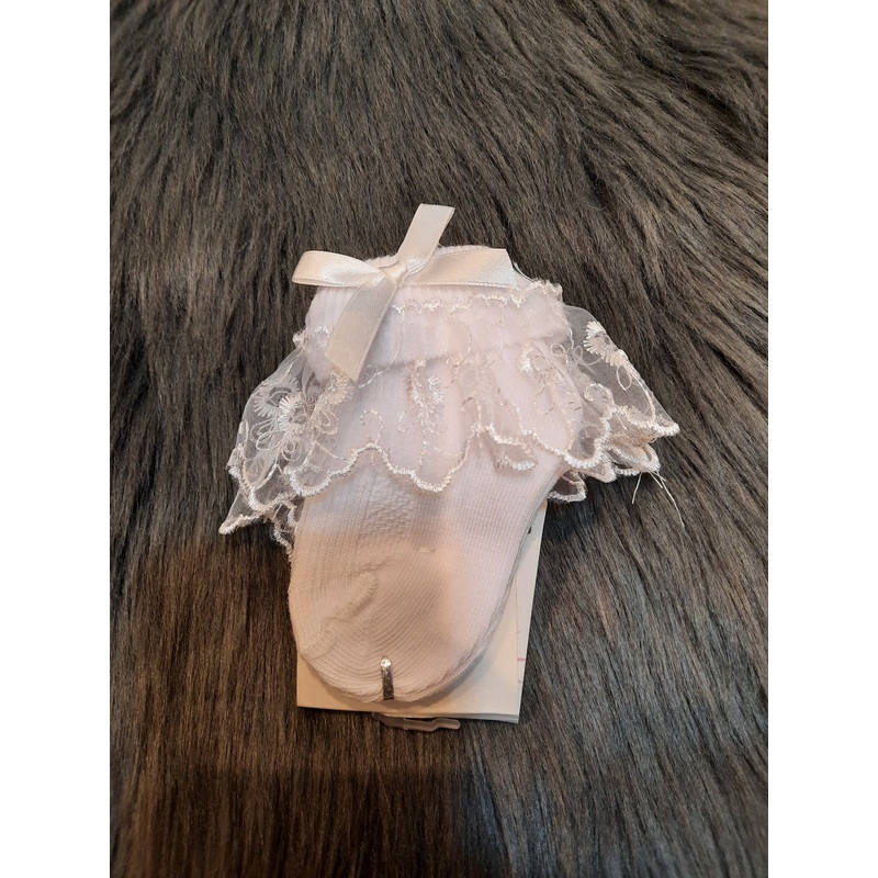 Socks White Frill FTS32122
