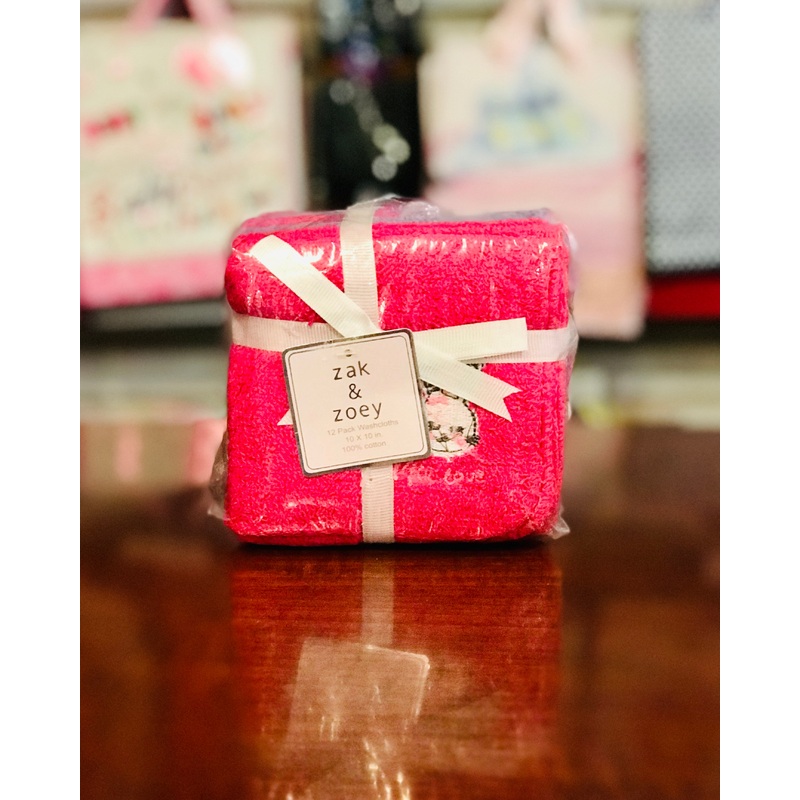 Washcloth 12pk 10×10 Girls 4sea-74582