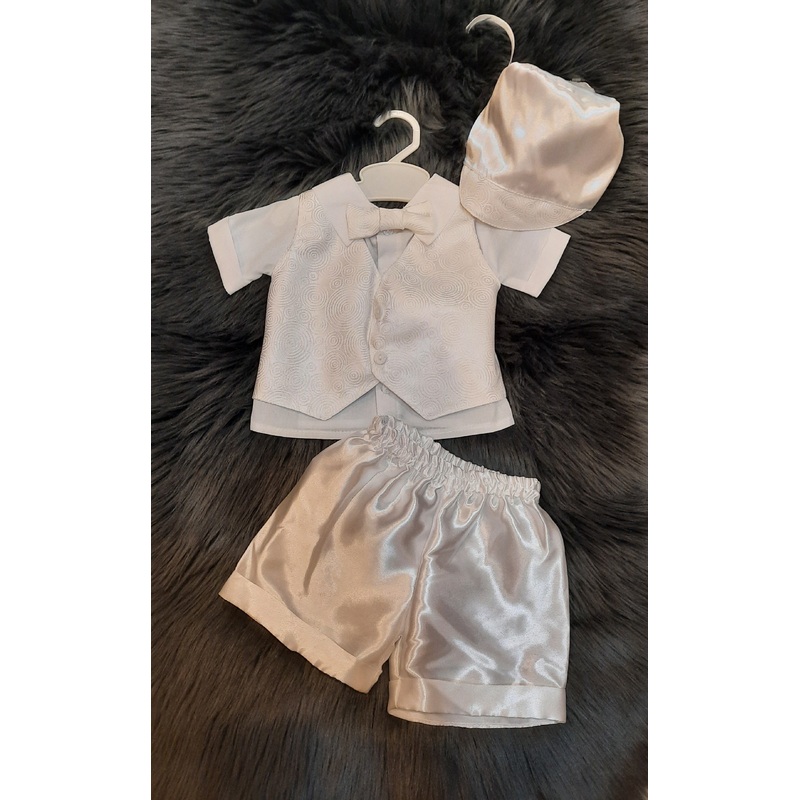 White Christening Boy SLBS3-6