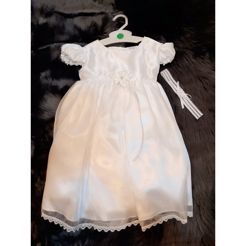 White Christening Formal w/Tutu SLH12-18