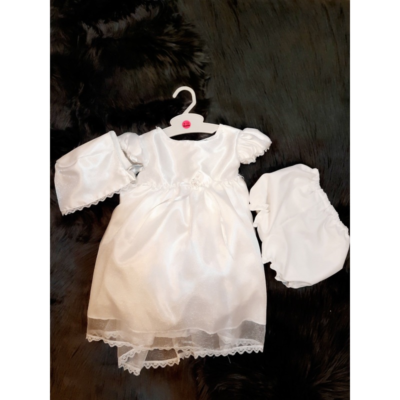 White Christening Formal w/Tutu SLH6-12
