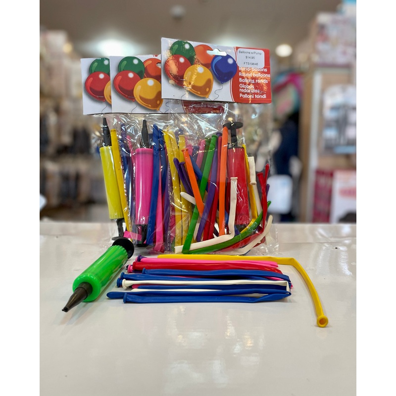 Balloons w/Pump FTS19846