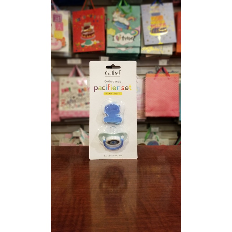 Pacifier w/Clip Elephant Design 4sea-28823