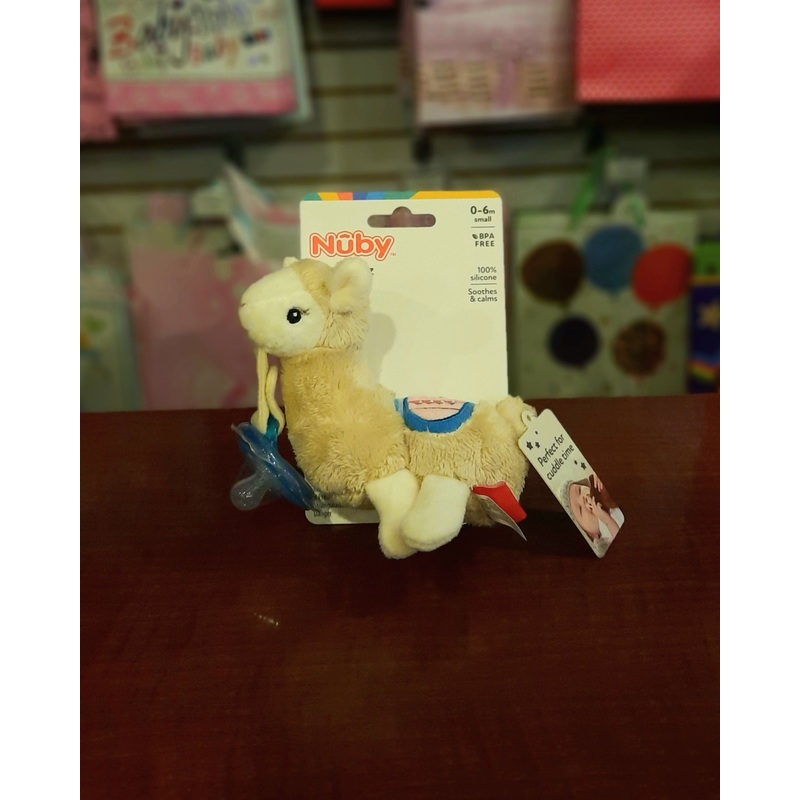 Pacifier w/Plush Llama 4sea-46243