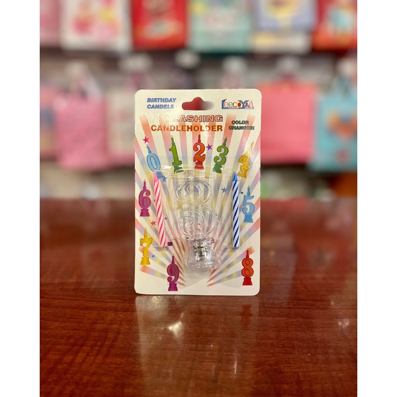 Party Candle #3 3pc