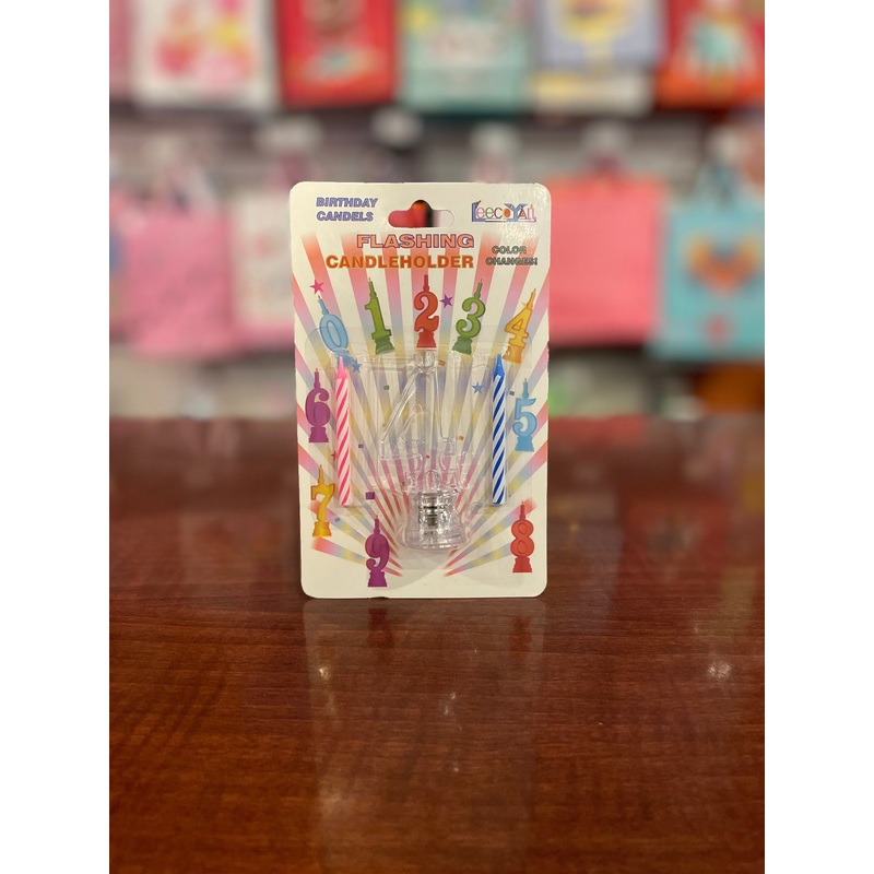 Party Candle #4 3pc