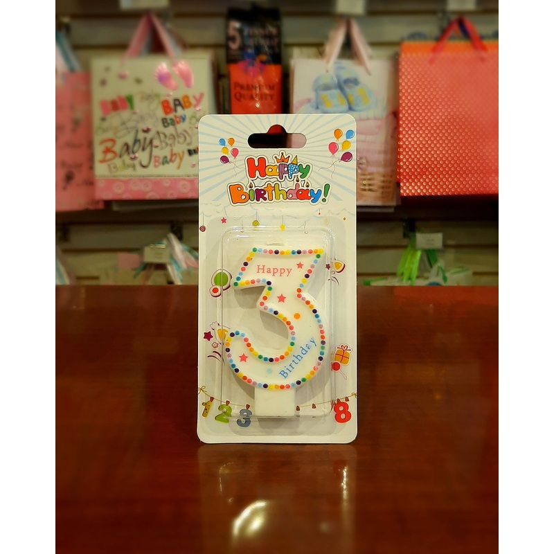 Party Candle Dots #3 FTS19865-3