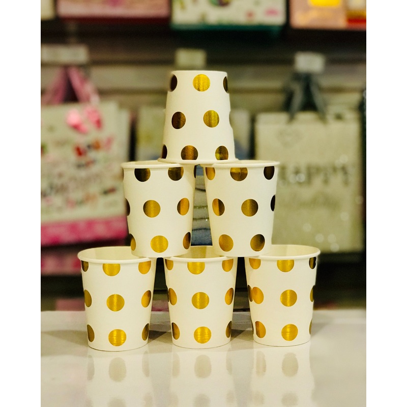 Party Cup-Dots 6pc FTS19726