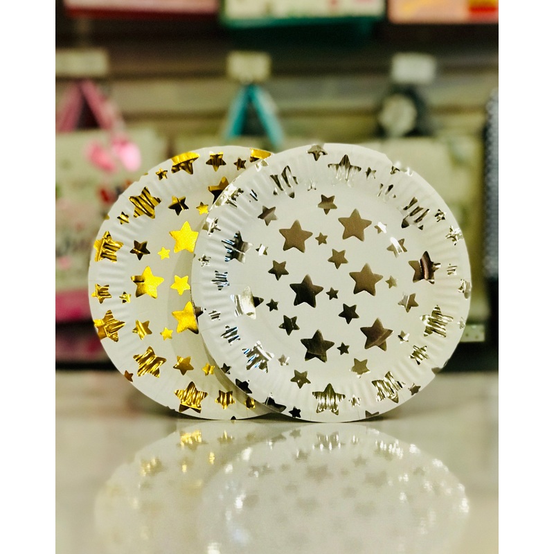 Party Plates Stars 7 6pc FTS19724