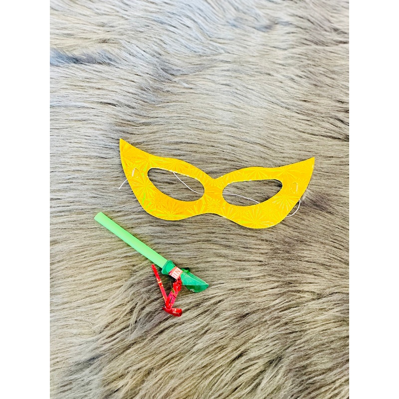 Party Toy Paper Mask & Flute