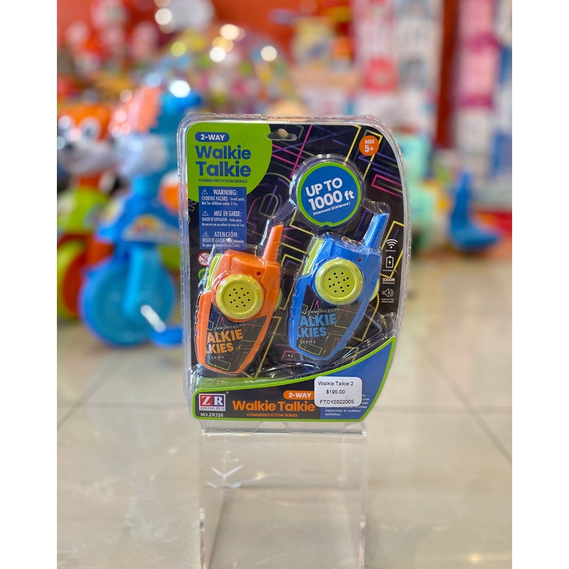 Toy Walkie Talkie 2 Way Ftoy2022005