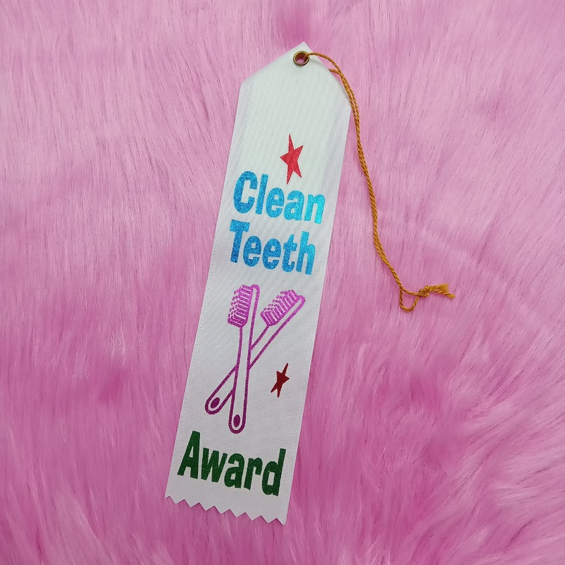 Award Ribbon Clean Teeth bpsar044
