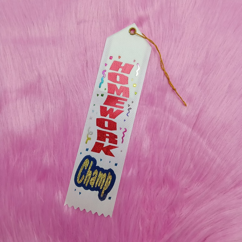 Award Ribbon Homework Champ bpsar017