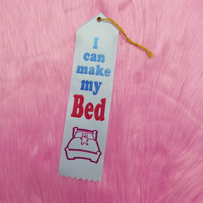 Award Ribbon I can make my Bed bpsar049