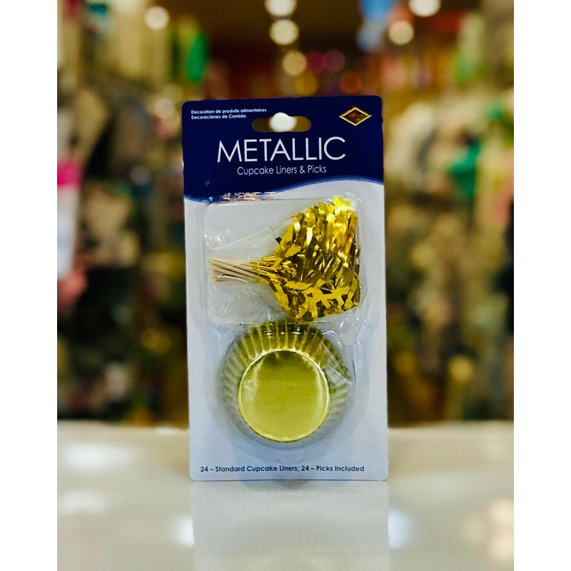 Bestie Metallic Cupcake Liner