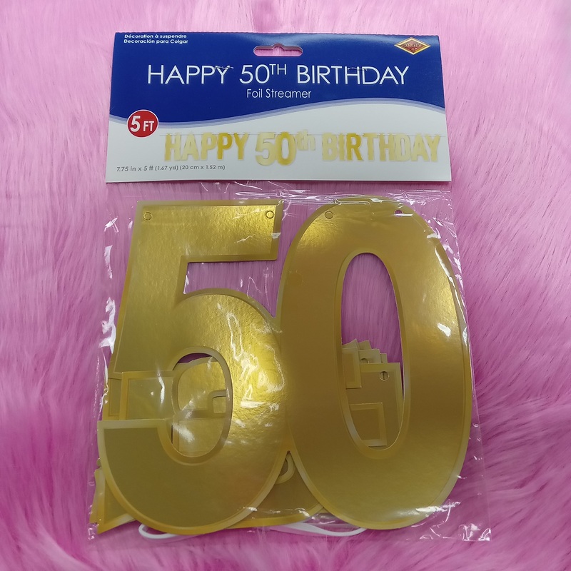 Bestie Streamer 50th Birthday BPS53942-50