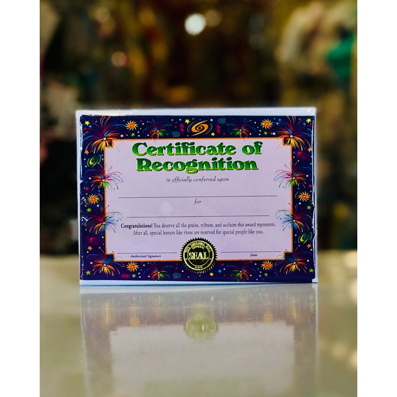 Certificate Star Recognition bpscg083