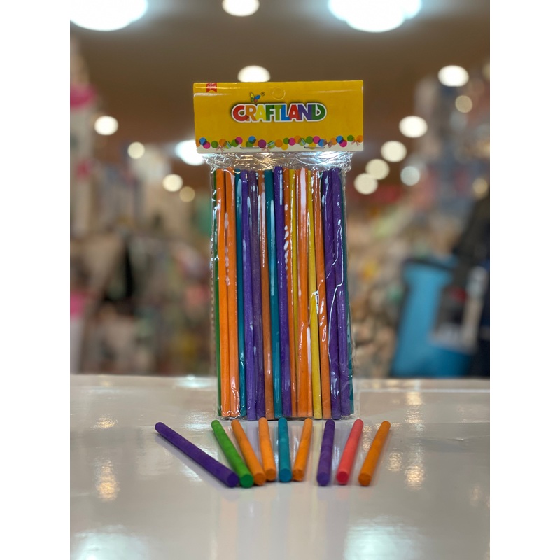 Craft Sticks Colored 50pk FTS28032