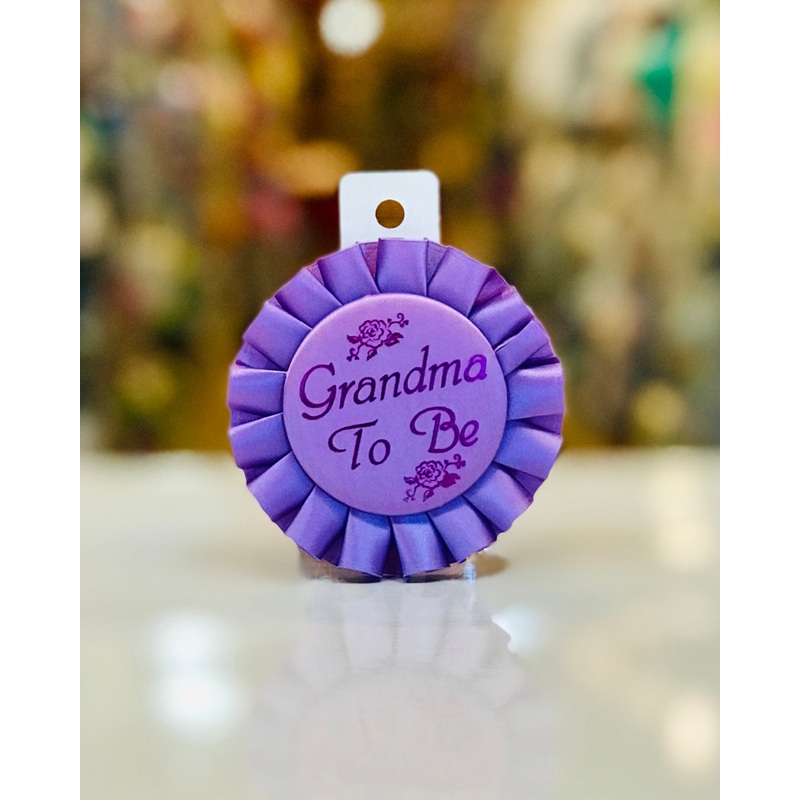Grandma to be Button