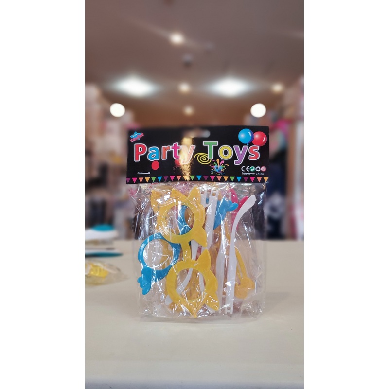 Party Toy Glasses 6pc Bag FTS19433