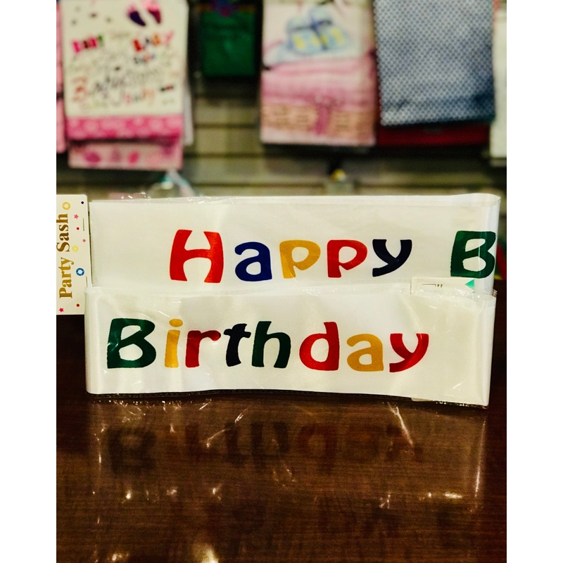 Sash-Happy Birthday FTS19911