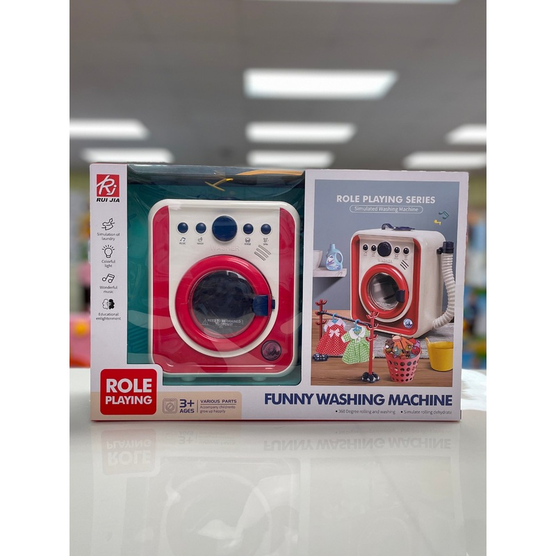 Toy Washing Machine w/Clothes FTOY2023016