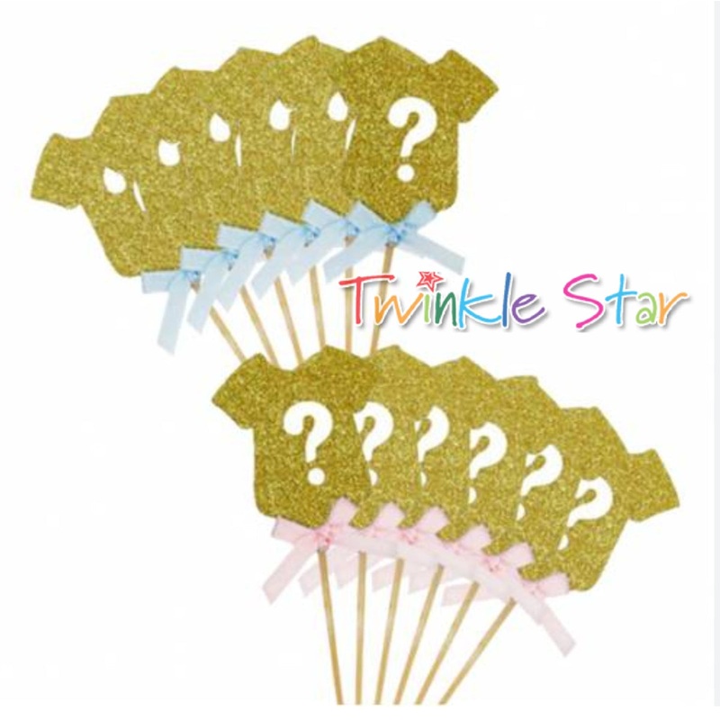 Gender Reveal Cupcake Topper 6 FTS32555