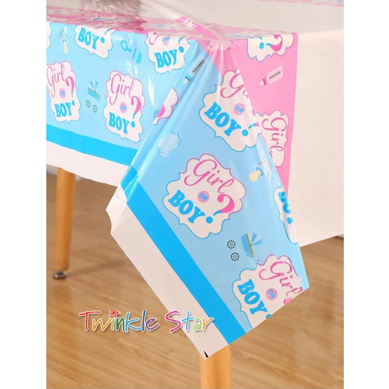 Gender Reveal Tablecloth