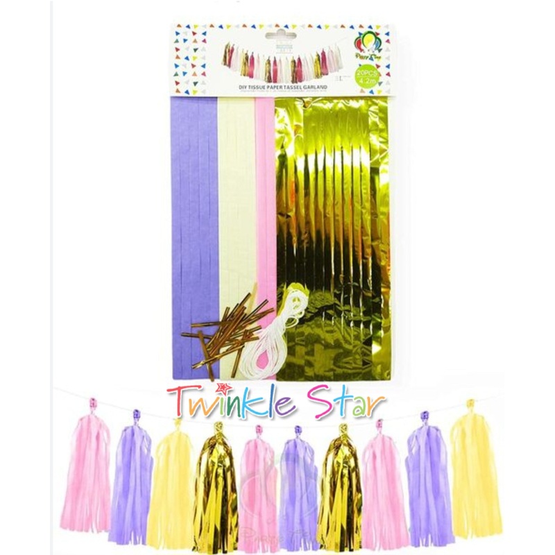 Gender Reveal Tassel Banner FTS32541