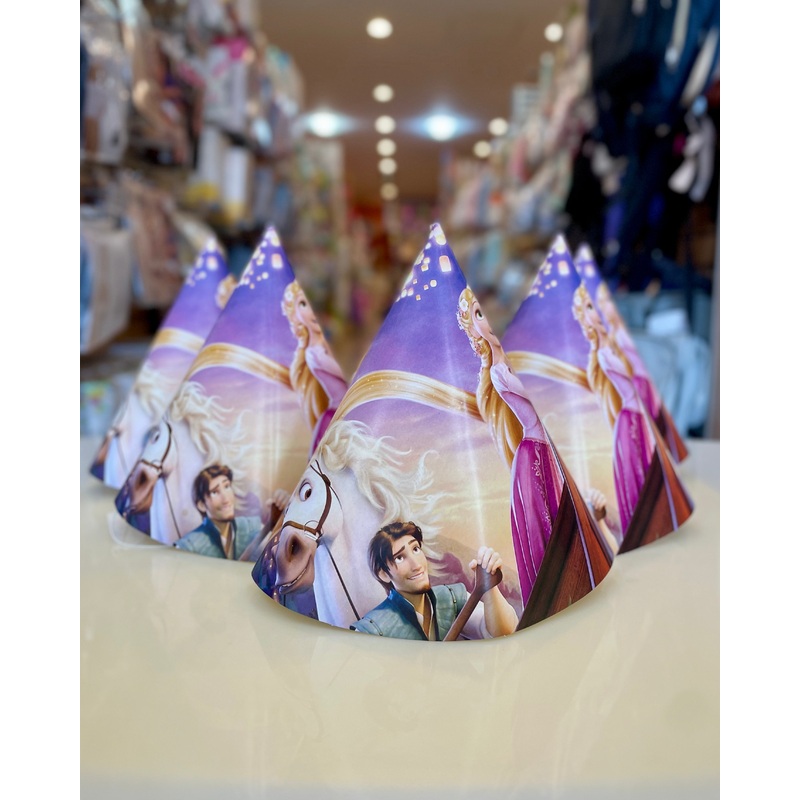 Party hats Tangled 6pk