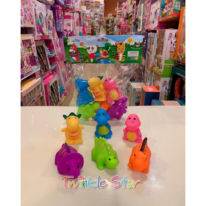 Squeaky Dino 6pk FTS17355