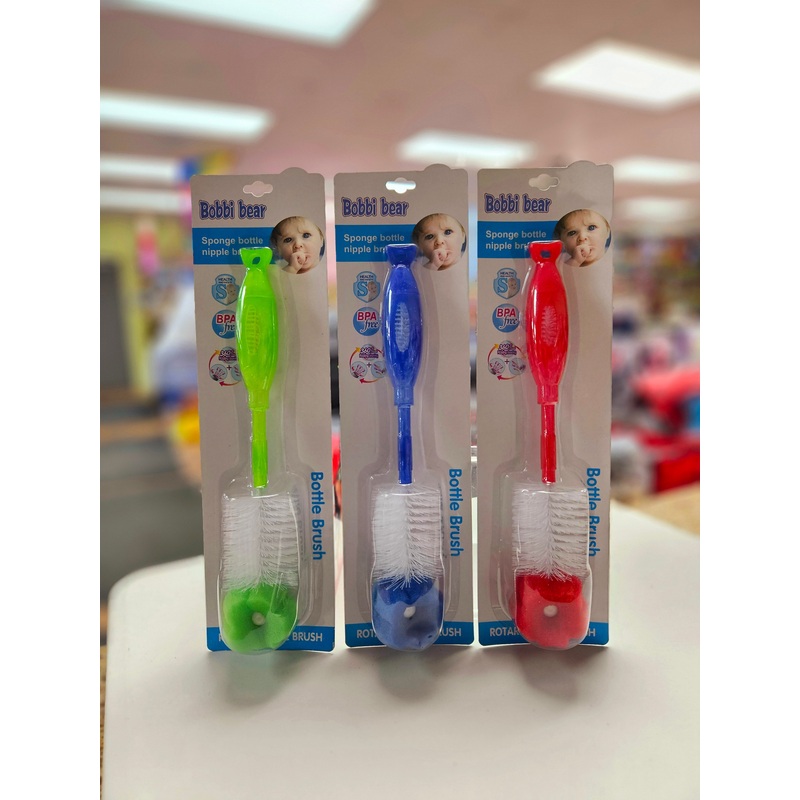 Bottle/Nipplie Brush w/Sponge FTS32435