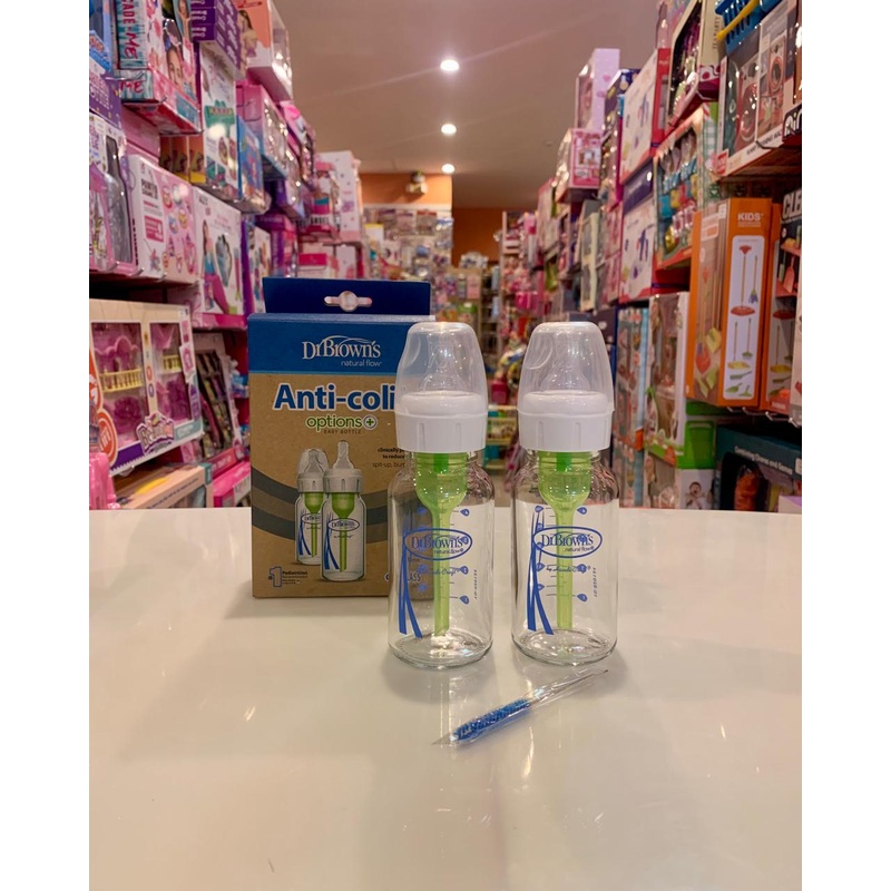 DB 4oz Glass Narrow Bottle 2pk SB42003