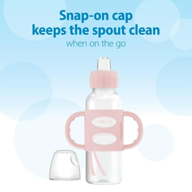 DB 8oz Narrow Sippy pink SB81072