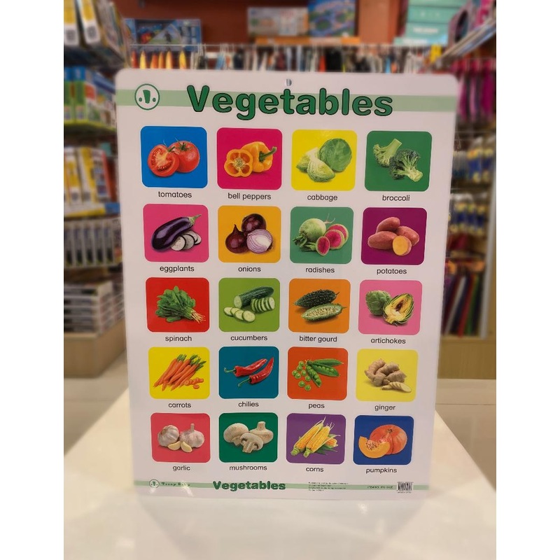 Educational Chart Vegetables FTS32771