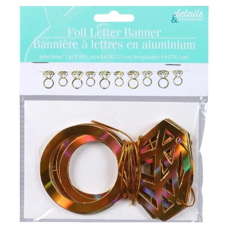 Foil Letter Banner