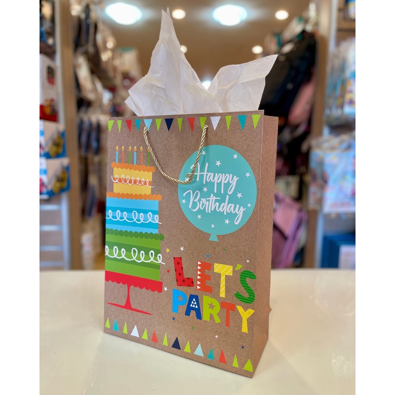 Gift Bag Brown HB 16′ X 12′ fts32714
