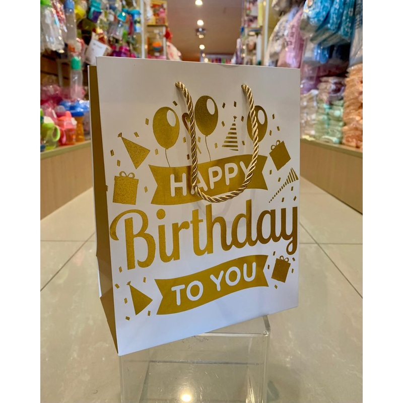 Gift Bag Happy Birthday 7*9 fts32709