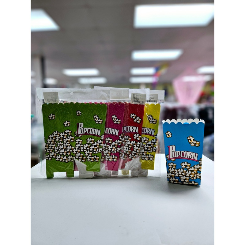 Party Popcorn Boxes 6pc  FTS29331