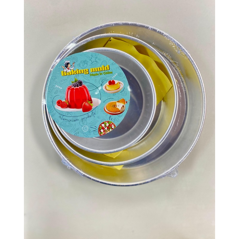 Baking Cake Mold Round 3pc FTS28194