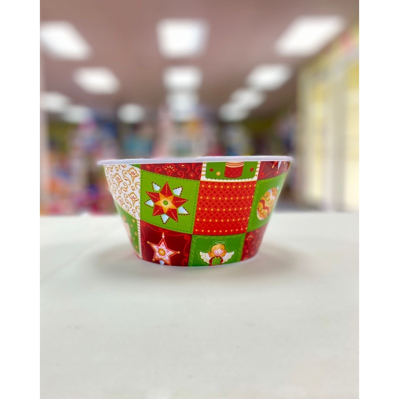 Christmas Plastic Bowl 8 fts15469