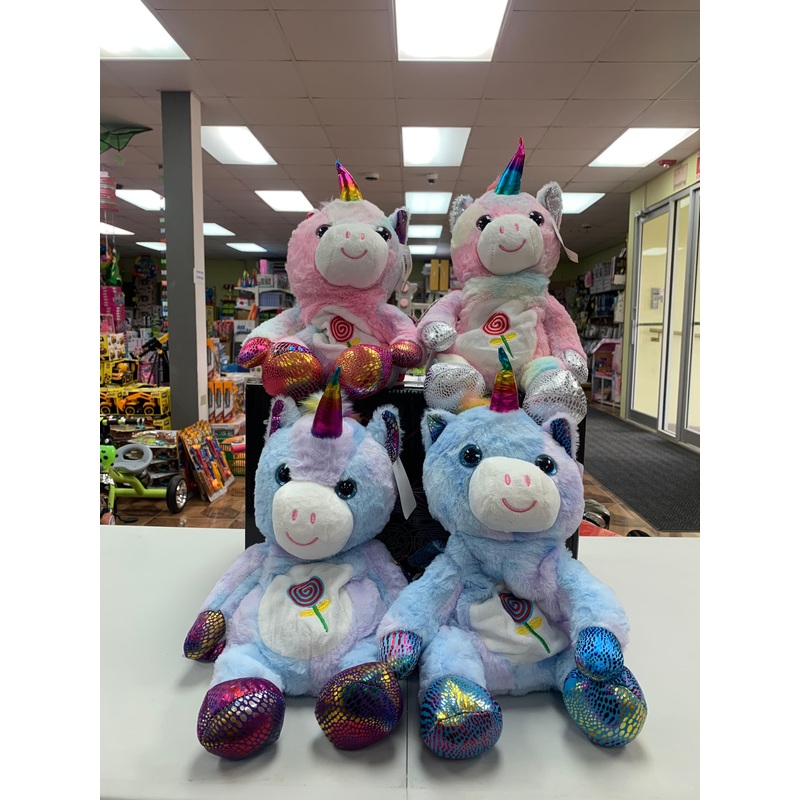 Plush Unicorn Teddy Backpack FTS17927