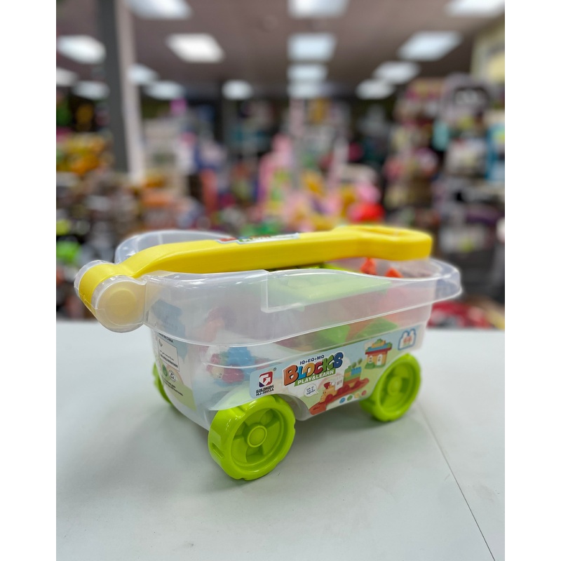 Toy Blocks in Pull Trolley FTOY2024053