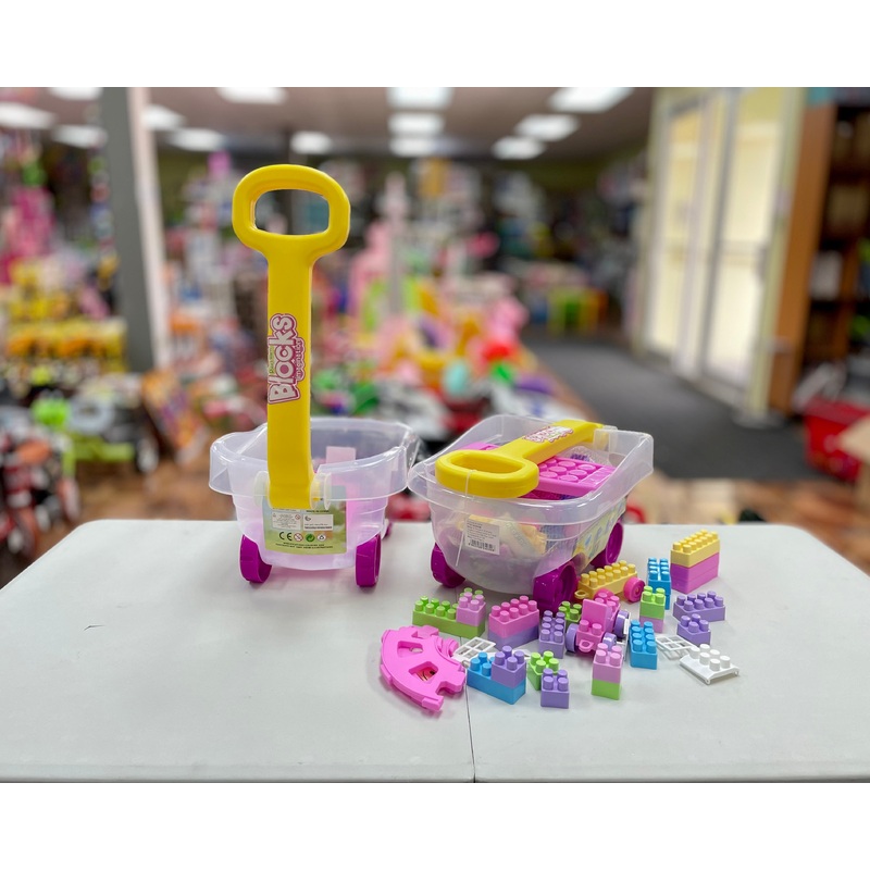 Toy Blocks in Pull Trolley FTOY2024054