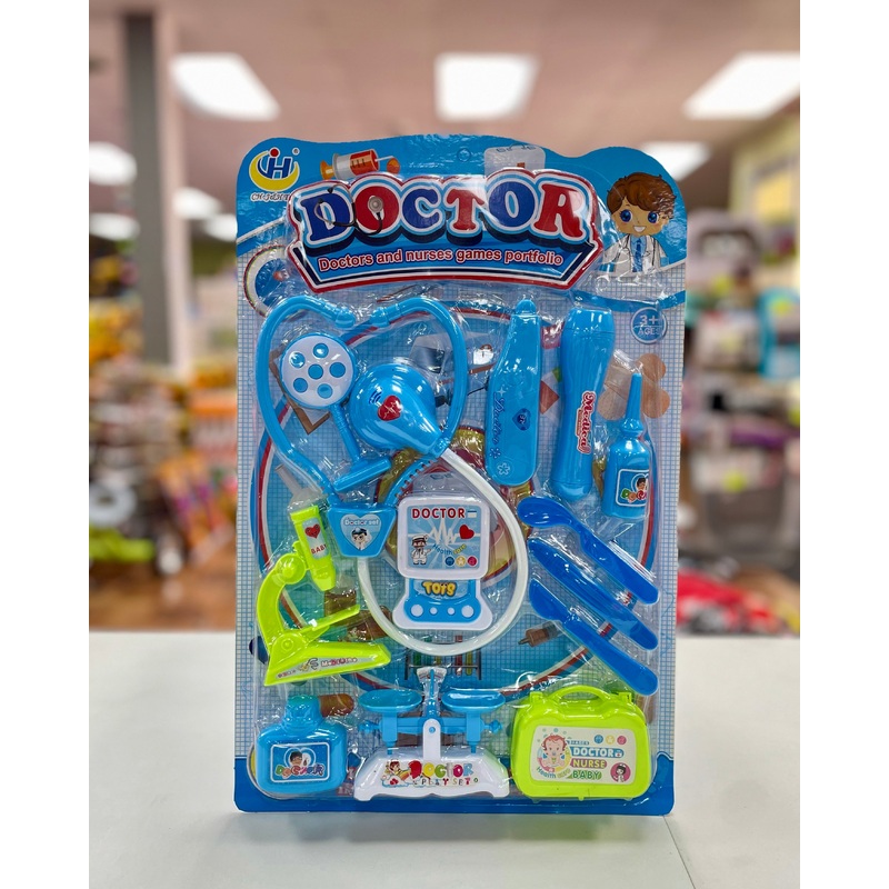 Toy Blue Doctor Set on Card FTOY2024069
